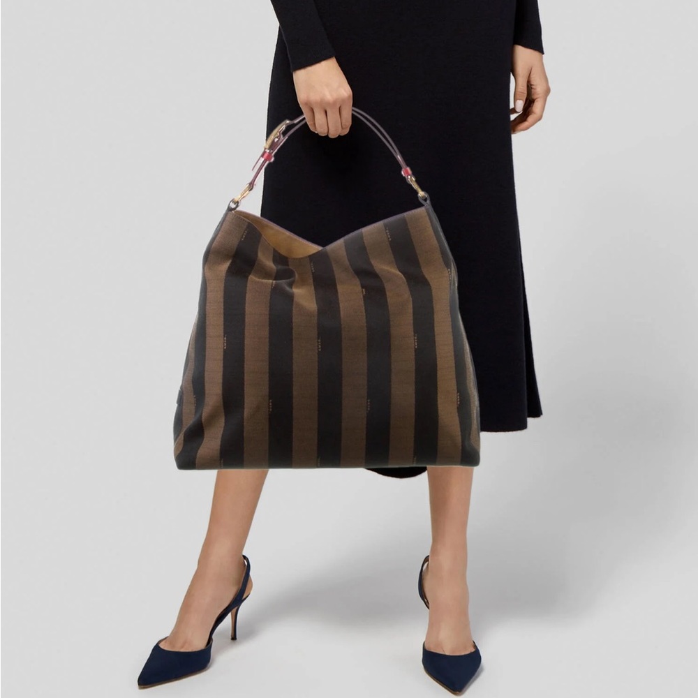 FENDI Pequin Borsa Large Hobo